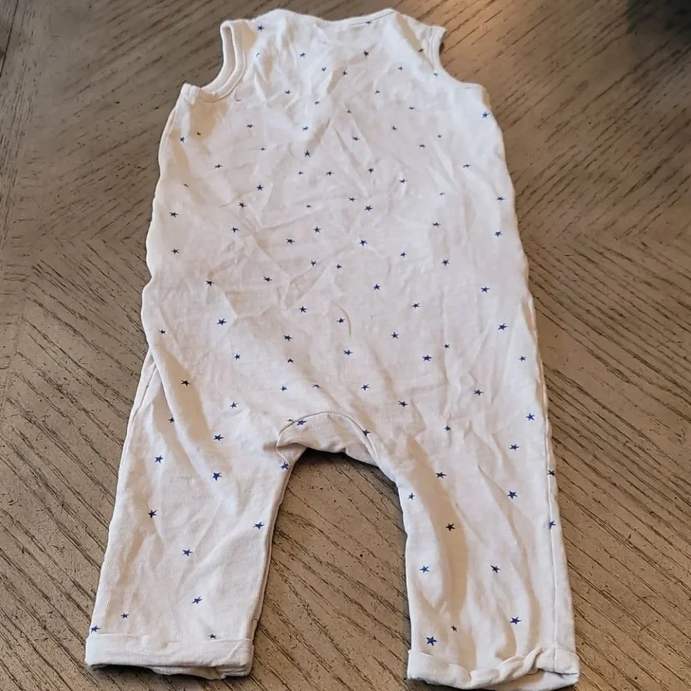 3-4T boys star overall jumpsuit H&M NWOT